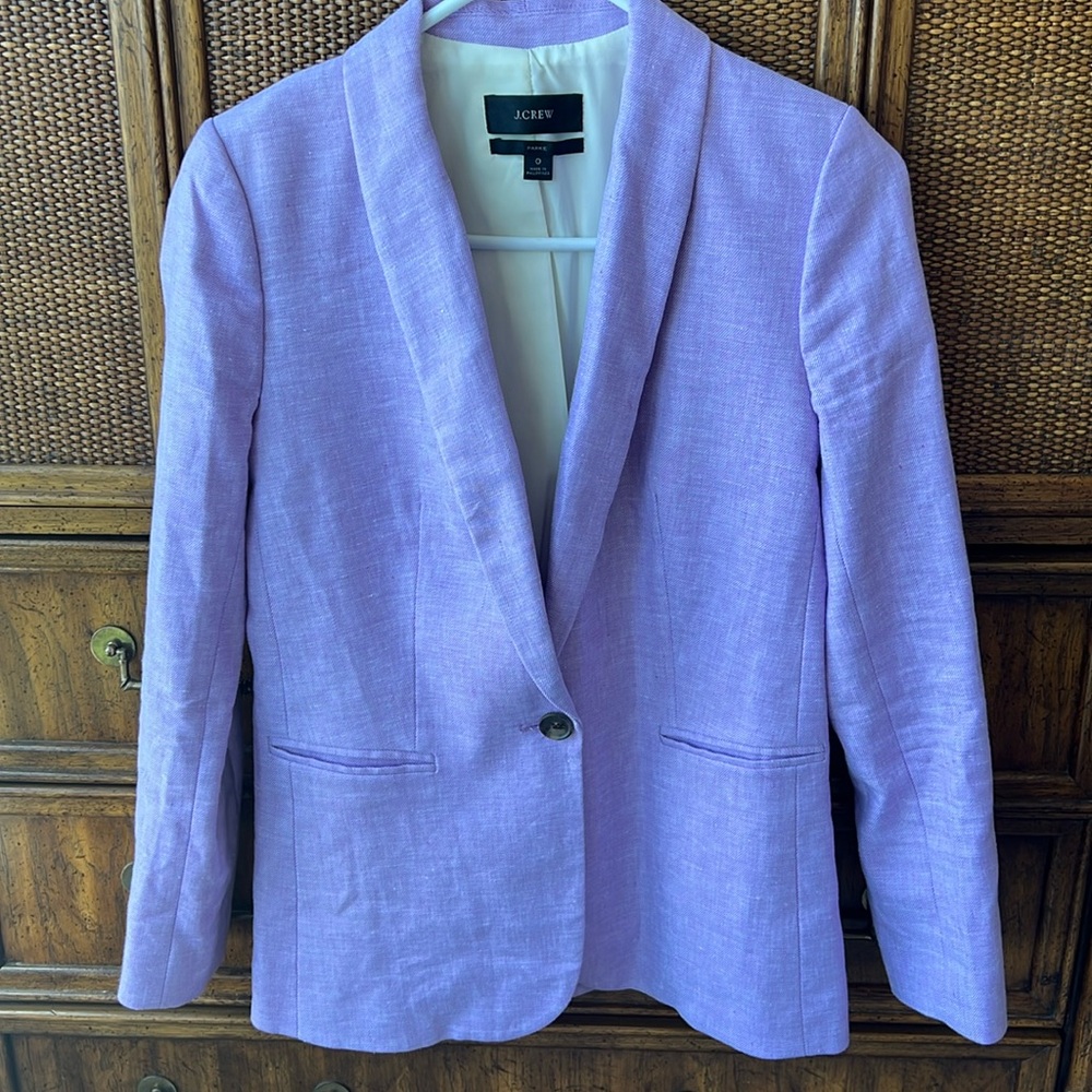 J. Crew Linen Parke blazer
